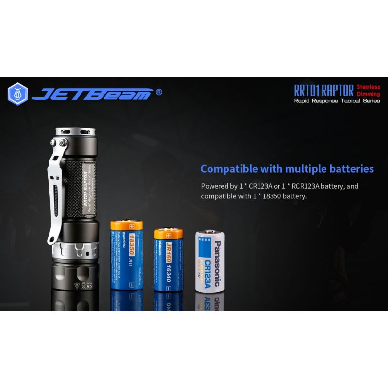 JetBeam Jet-RRT01 XP-L 950 LUMEN LED EDC Taschenlampe
