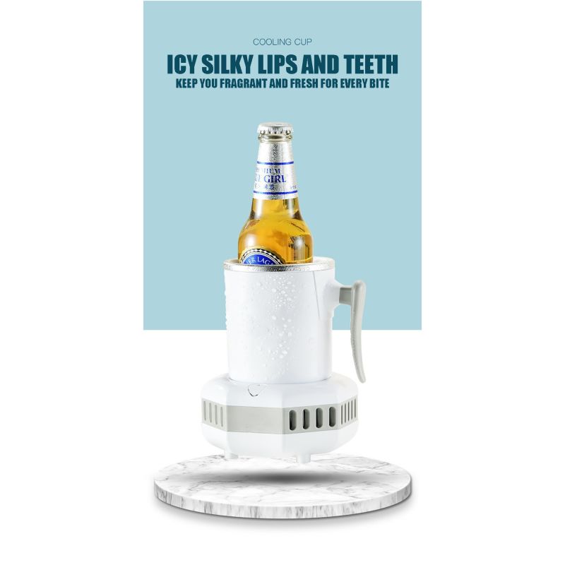 Tragbare Kühlschrank Electric Summer Getränk Kühlerkessel Sofortiger Kühlkugel Kalt Getränke Maschine Kleingerät Wasserkocher