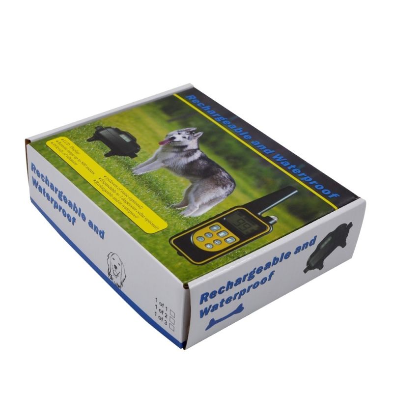 800YD Elektrische Remote-Hunde-Trainingskragen wasserdicht wiederaufladbares LCD-Display für alle Größen-Piepton-Schockschwingungsmodus