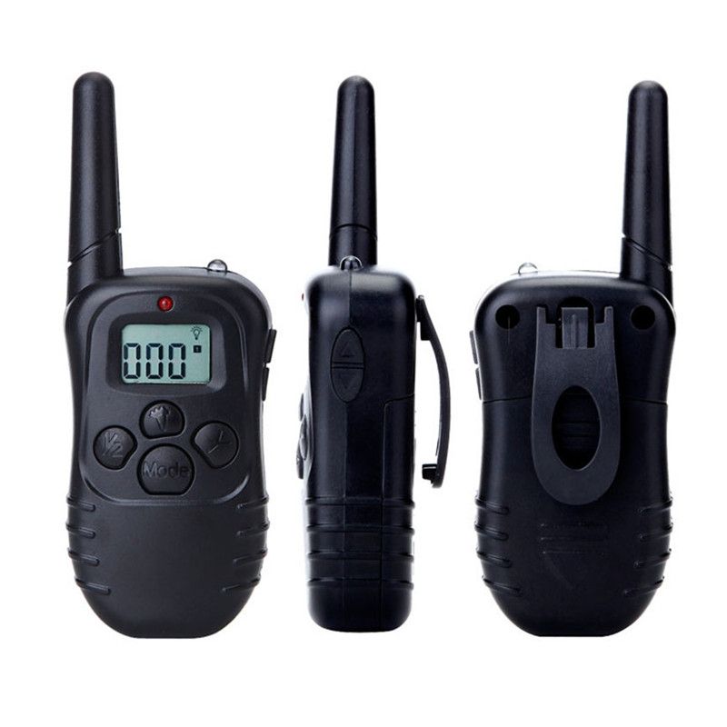 300m Electric Hunde-Trainingskragen wasserdichte Haustier-Fernbedienung mit LCD-Fernbedienung für alle Größenschlag-Schwingungsklang-Halskragen