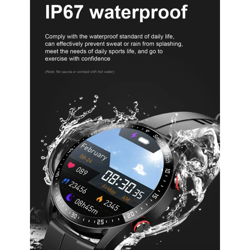 HW20 EKG+PPG Bluetooth-Anruf-Smartwatch