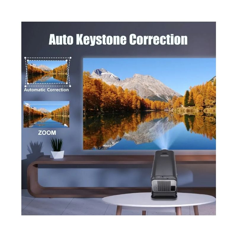 HY320 Android 11 390ANSI Projektor 4K Native 1080P Dual Wifi6 BT5.0 Kino Outdoor Tragbarer Projektor