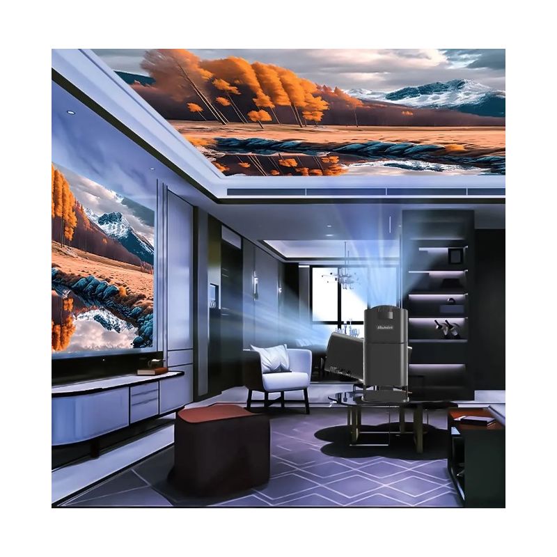 HY320 Android 11 390ANSI Projektor 4K Native 1080P Dual Wifi6 BT5.0 Kino Outdoor Tragbarer Projektor