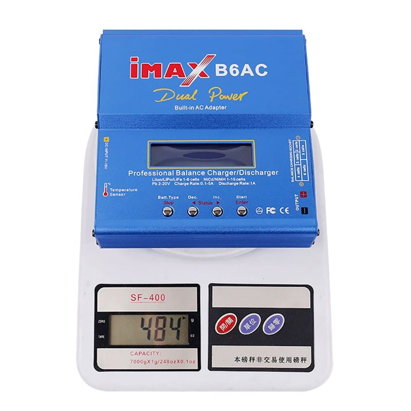Imax B6AC RC Ladegerät 80W 6A Balance Ladegerät Digital LCD Bildschirm Li-Ion LiFe Nimh Nicd PB Lipo Batterie Entlader