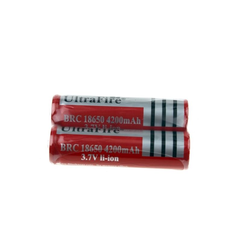Ultrafire BRC 4200mAh 3.7V li-Ion wiederaufladbar 18650 Batterie (1 Paar)
