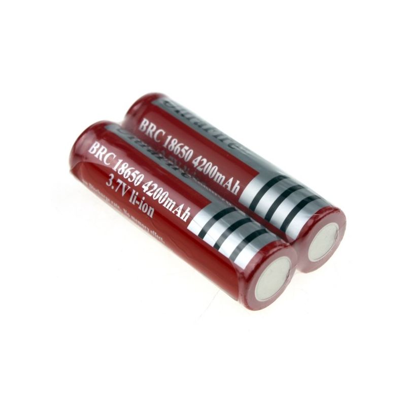 Ultrafire BRC 4200mAh 3.7V li-Ion wiederaufladbar 18650 Batterie (1 Paar)