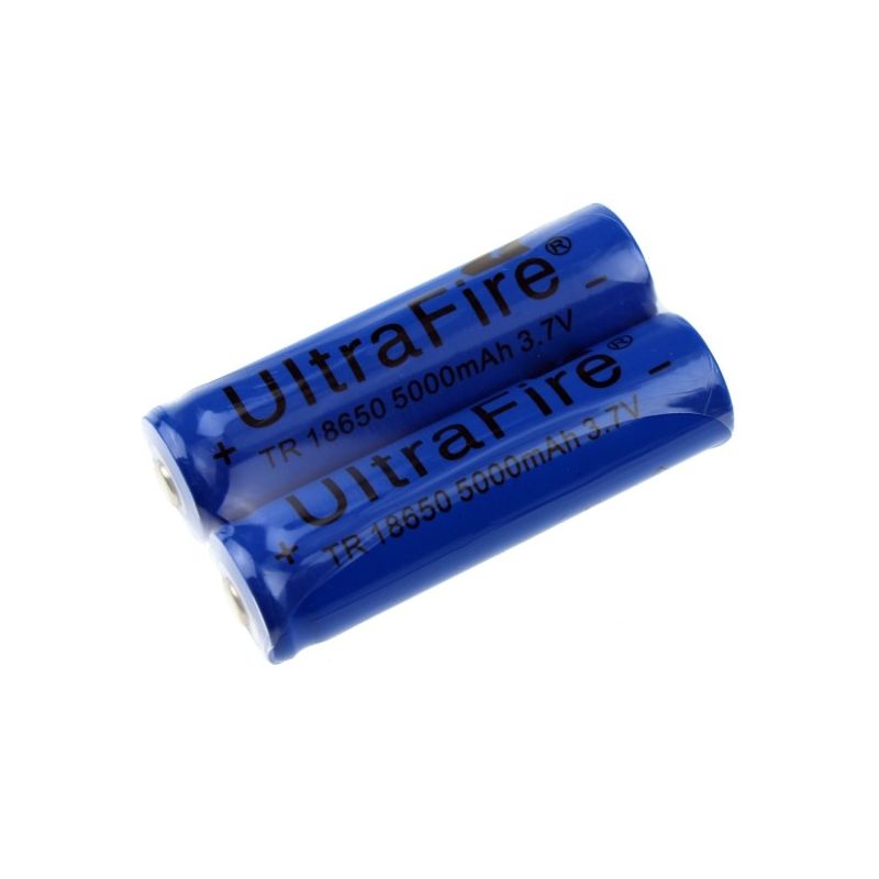 Ultrafire TR 5000mAh 3.7V 18650 Li-Ion-Wiederaufladbare Batterie (1 Paar)