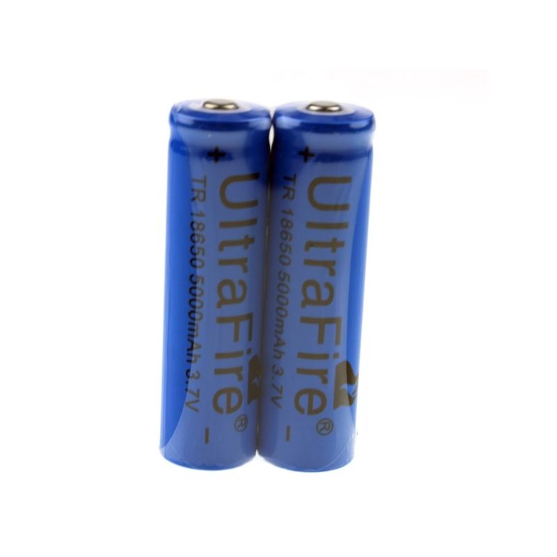 Ultrafire TR 5000mAh 3.7V 18650 Li-Ion-Wiederaufladbare Batterie (1 Paar)