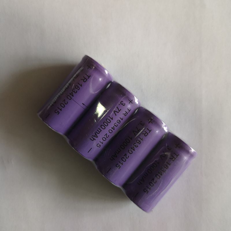 TR 16340 1000mAh 3.7V wiederaufladbare Li-Ion-Batterie