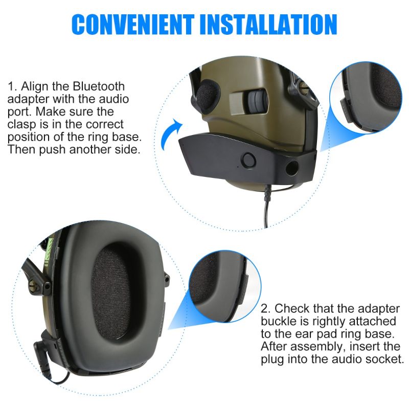 IMPACT SPORT Taktische Elektronische Schießen Ohrenschützer Outdoor Sport Anti-lärm Headset Auswirkungen Sound Verstärkung Hören