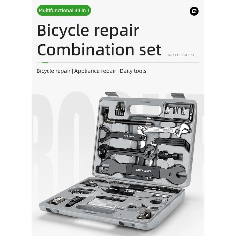 ROCKBROS Fahrrad-Reparaturwerkzeug-Set, professionelles Fahrrad-Reparaturwerkzeug, multifunktionales Fahrrad-Reparaturwerkzeug-Set, Fahrrad-Fix-Sets