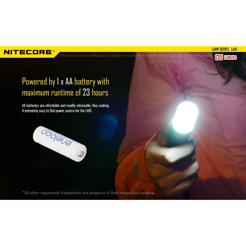 Nitecore la10 135 Lumen Mini EDC Camping Nichia XP-G2 S3 LED-Taschenlampe
