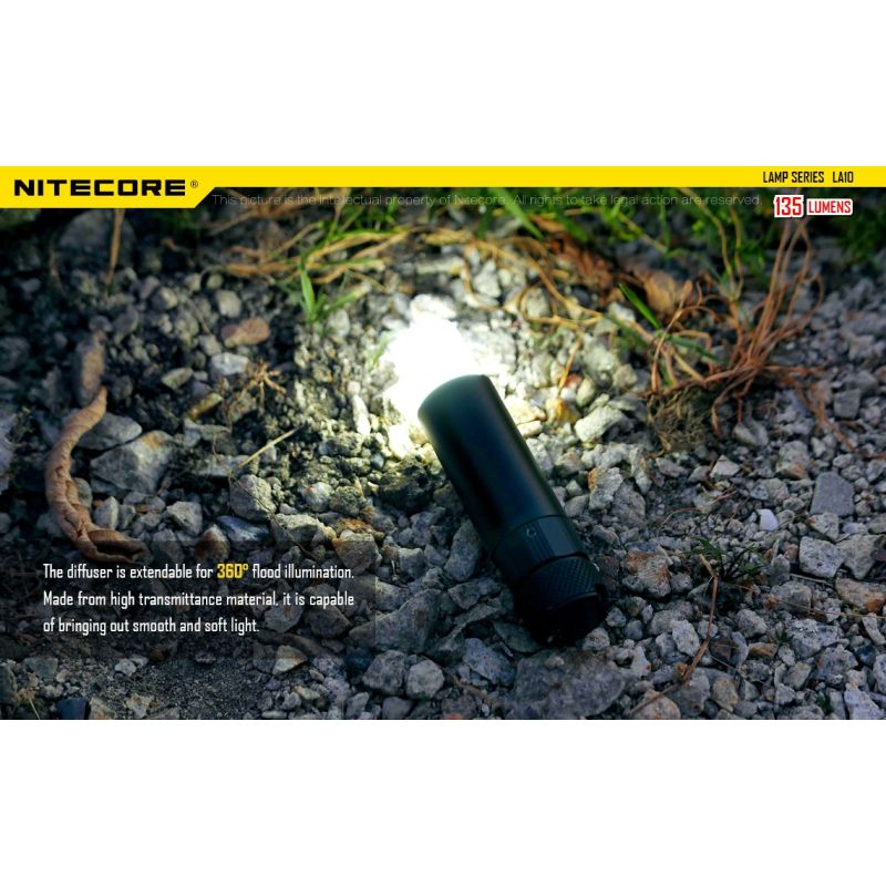 Nitecore la10 135 Lumen Mini EDC Camping Nichia XP-G2 S3 LED-Taschenlampe
