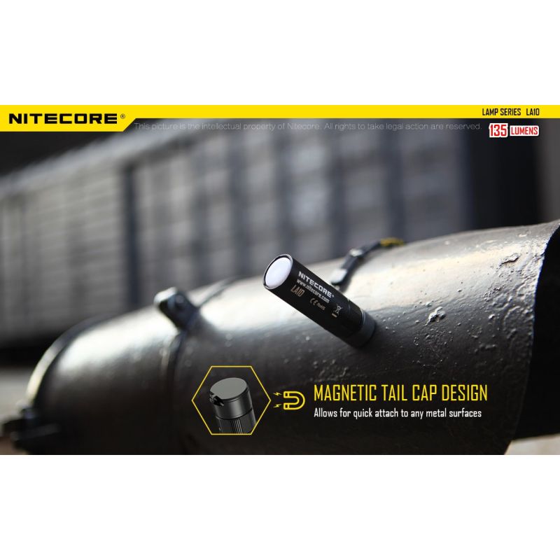 Nitecore la10 135 Lumen Mini EDC Camping Nichia XP-G2 S3 LED-Taschenlampe