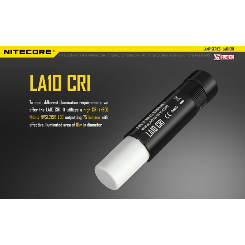 Nitecore la10 135 Lumen Mini EDC Camping Nichia XP-G2 S3 LED-Taschenlampe