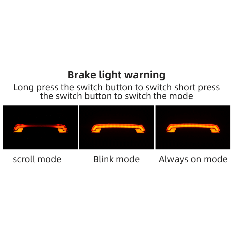 ROCKBROS LKWD-R1 Fahrradlicht Smart USB LED Drahtlose Fernbedienung Fahrradrücklicht MTB Straße Laser Blinker Fahrradlampe Rücklicht