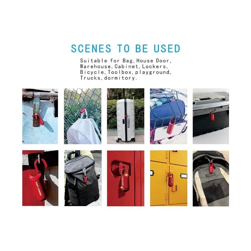 Mini-Fingerabdruck-Vorhängeschloss, USB-schlüsselloses Gepäckschloss, elektronisches Schloss, intelligentes biometrisches Fingerabdruck-Türschloss, schnelles Entsperren für unterwegs