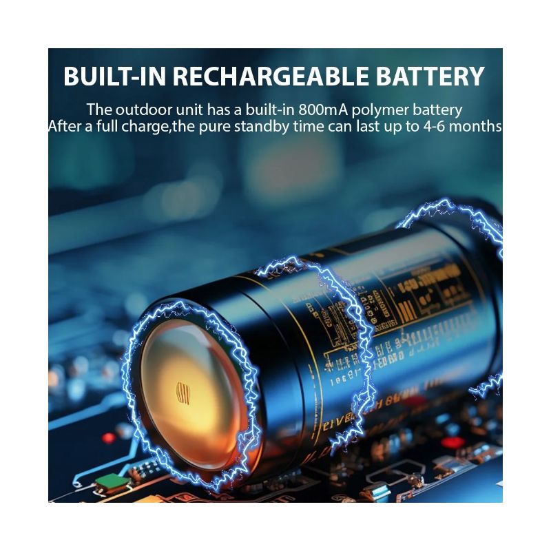 M12 Kabellose Video-Türklingel, Video-Gegensprechanlage, WIFI-Türklingel, IR-Nachtsicht, Gucklochkamera, 4,3-Zoll-IPS-Bildschirm, visuelle Türklingel