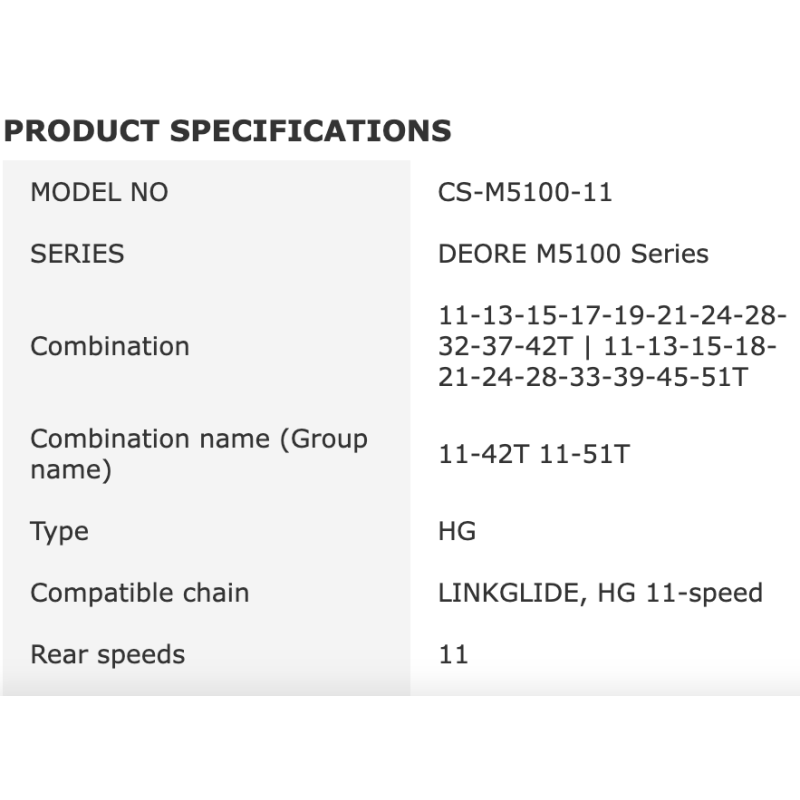 Shimano Deore CS M5100 11 Geschwindigkeit Kassette Sprocke Freilauf für Mountainbike MTB CS-M5100 11-51T 11 S 42T Fahrrad 11V