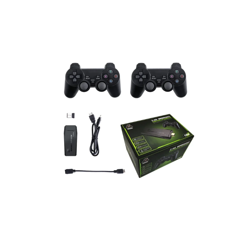 M8 Videospielkonsole 2,4 G Doppel Wireless Controller Game Stick 4K Retro Spiele