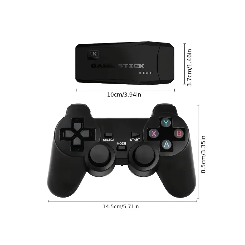 M8 Videospielkonsole 2,4 G Doppel Wireless Controller Game Stick 4K Retro Spiele