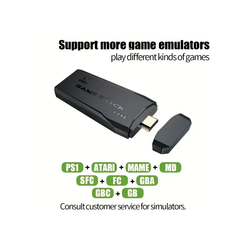 M8 Videospielkonsole 2,4 G Doppel Wireless Controller Game Stick 4K Retro Spiele