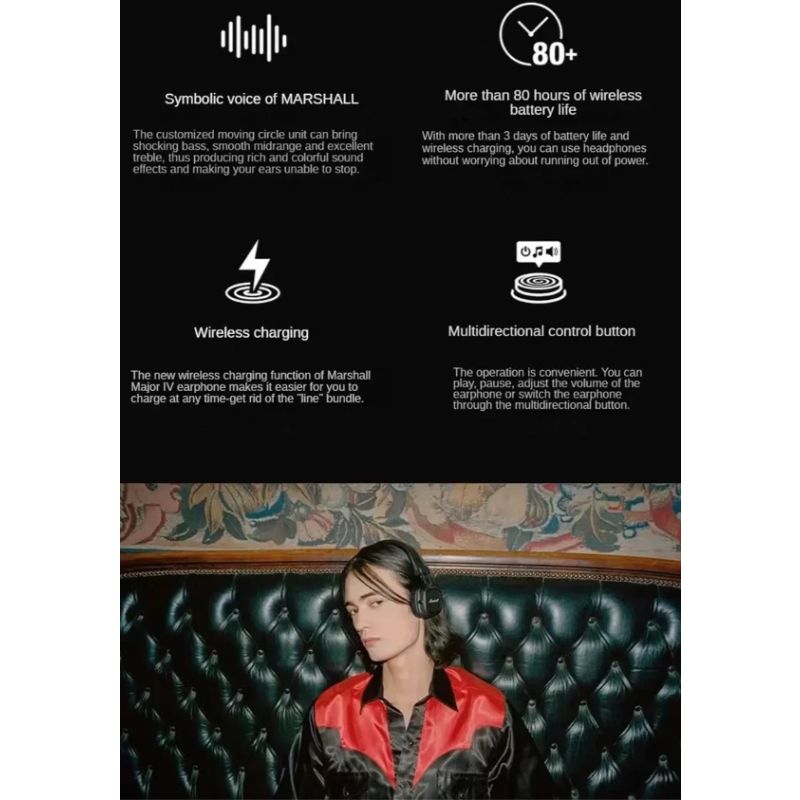 Marshall Major IV 4 Bluetooth-Kopfhörer
