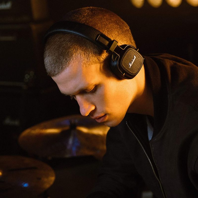 Major III Kabellose Bluetooth-Kopfhörer, tiefer Bass, faltbar, Sport, Gaming, Musik, kabelloses Headset mit Mikrofon