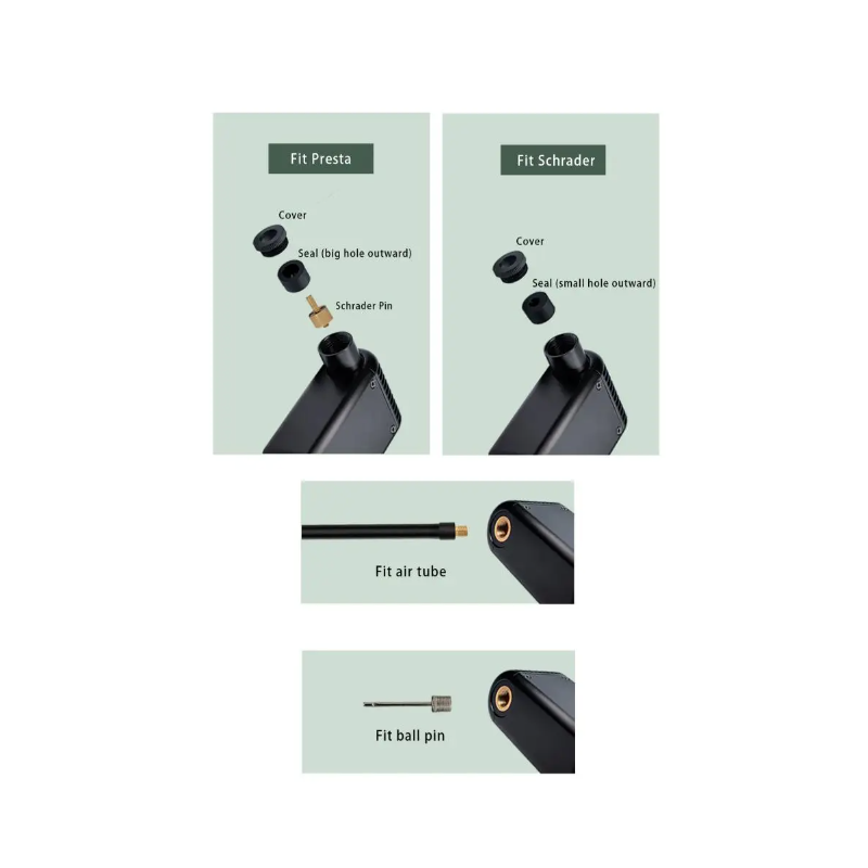 Mini Elektrische Luftpumpe Tragbare Fahrrad Cordless Inflator Presta Schrader Ventil Outdoor Road MTB Bike Zubehör