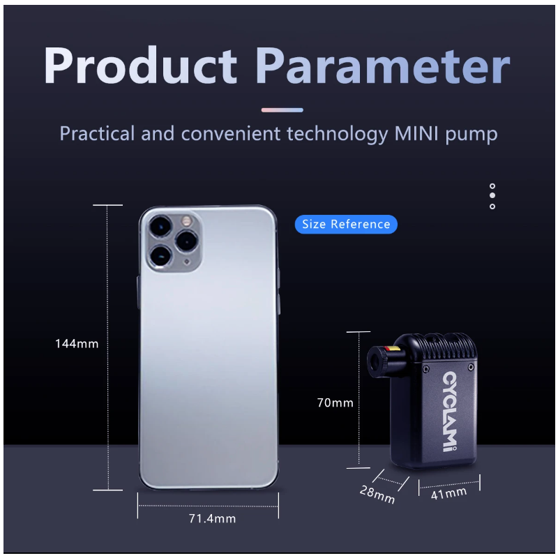 Mini Elektrische Luftpumpe Tragbare Fahrrad Cordless Inflator Presta Schrader Ventil Outdoor Road MTB Bike Zubehör