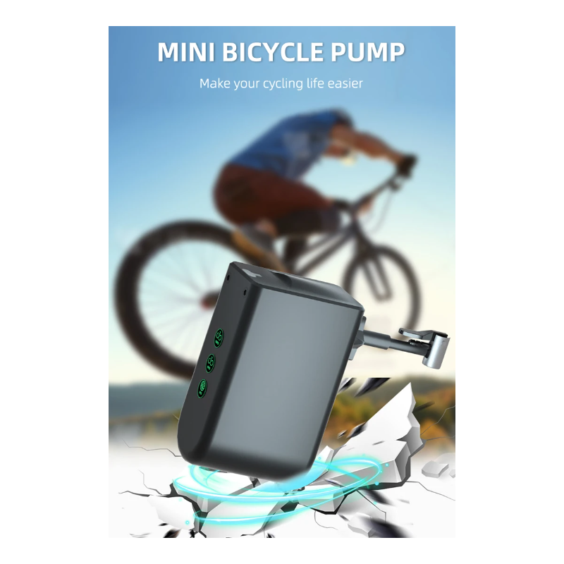 Mini Fahrrad Pumpe Tragbare Mini Elektrische Luftpumpe Handheld Wiederaufladbare Reifen Inflator