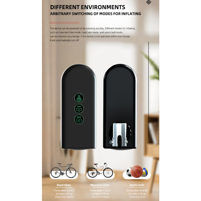 Mini Fahrrad Pumpe Tragbare Mini Elektrische Luftpumpe Handheld Wiederaufladbare Reifen Inflator