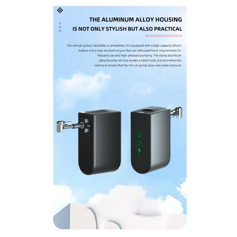 Mini Fahrrad Pumpe Tragbare Mini Elektrische Luftpumpe Handheld Wiederaufladbare Reifen Inflator