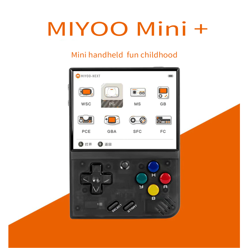 MIYOO Mini Plus Tragbare Retro-Handheld-Spielkonsole V2 Mini IPS-Bildschirm Klassische Videospielkonsole Linux-System
