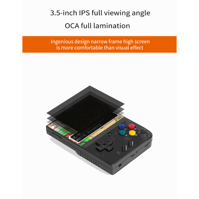 MIYOO Mini Plus Tragbare Retro-Handheld-Spielkonsole V2 Mini IPS-Bildschirm Klassische Videospielkonsole Linux-System