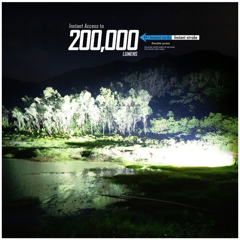 IMALENT MS32 200000 Lumen LED-Hochleistungs-Taschenlampe
