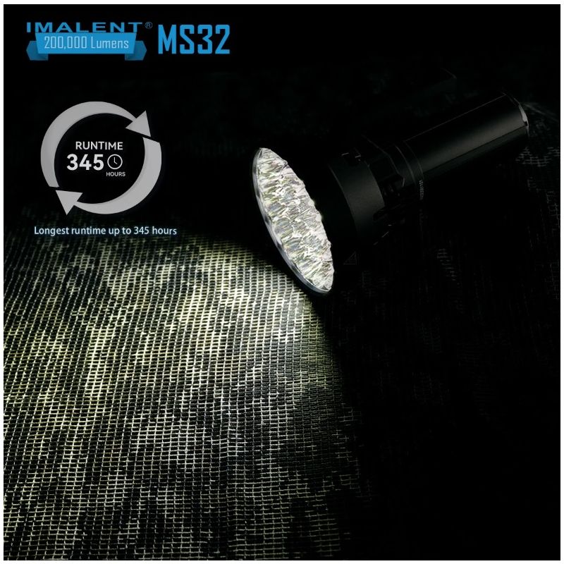 IMALENT MS32 200000 Lumen LED-Hochleistungs-Taschenlampe