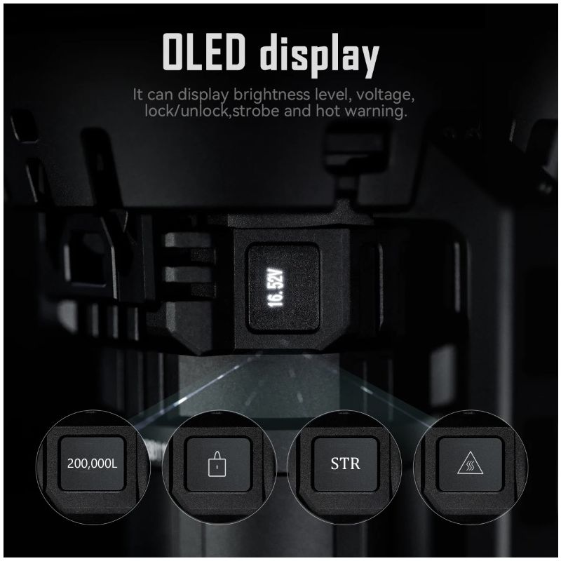 IMALENT MS32 200000 Lumen LED-Hochleistungs-Taschenlampe