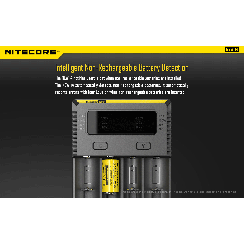 Nitecore neues I4-Li-Ion-Ladegerät