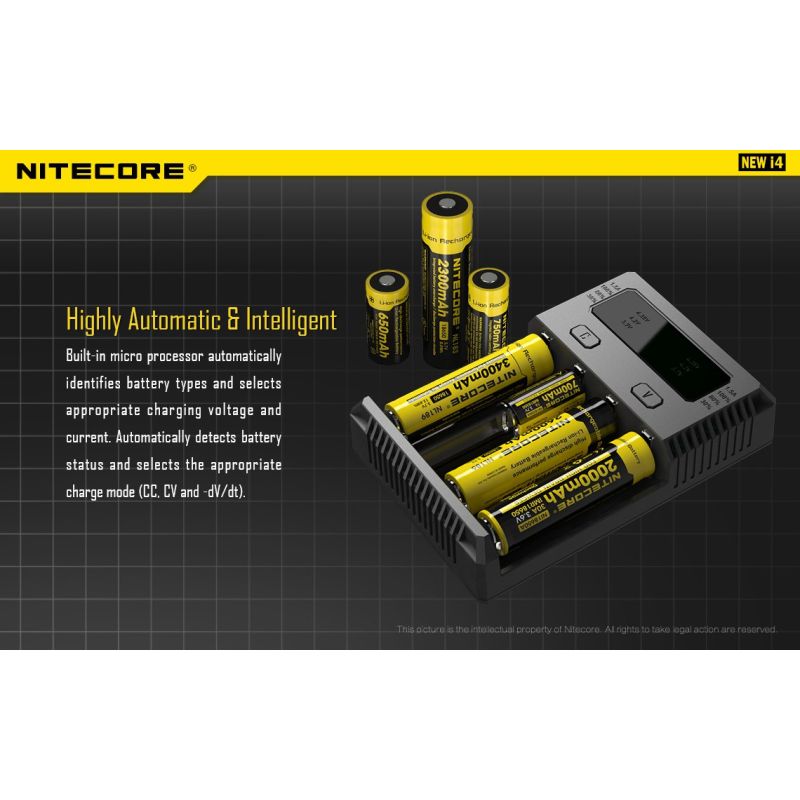 Nitecore neues I4-Li-Ion-Ladegerät