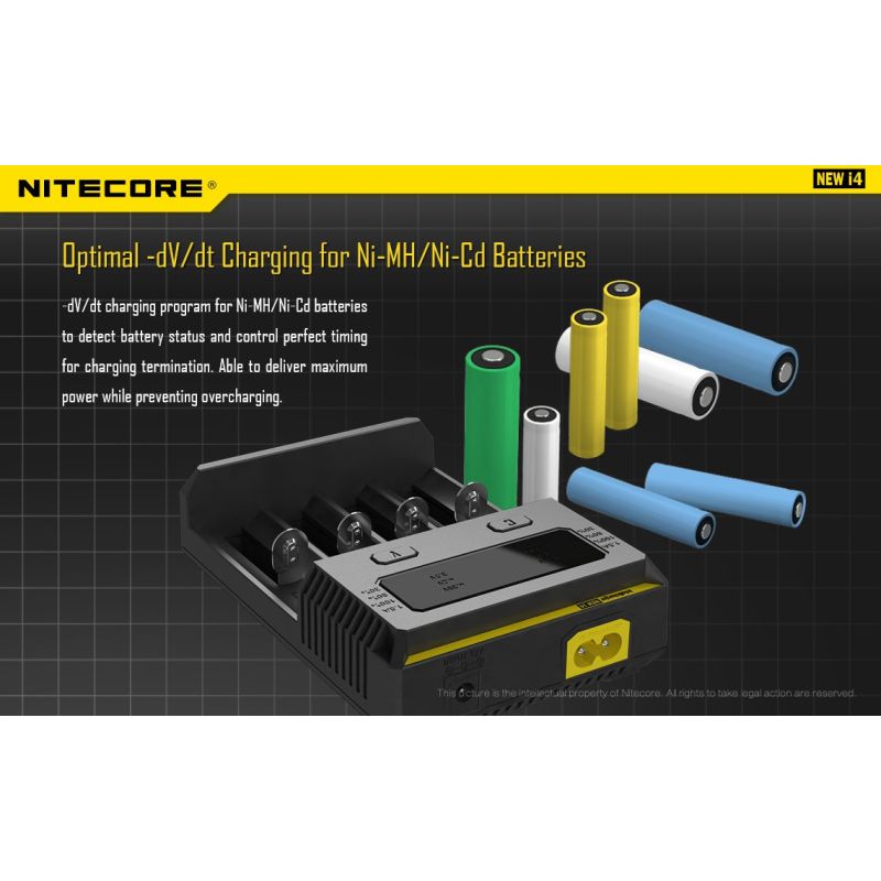 Nitecore neues I4-Li-Ion-Ladegerät