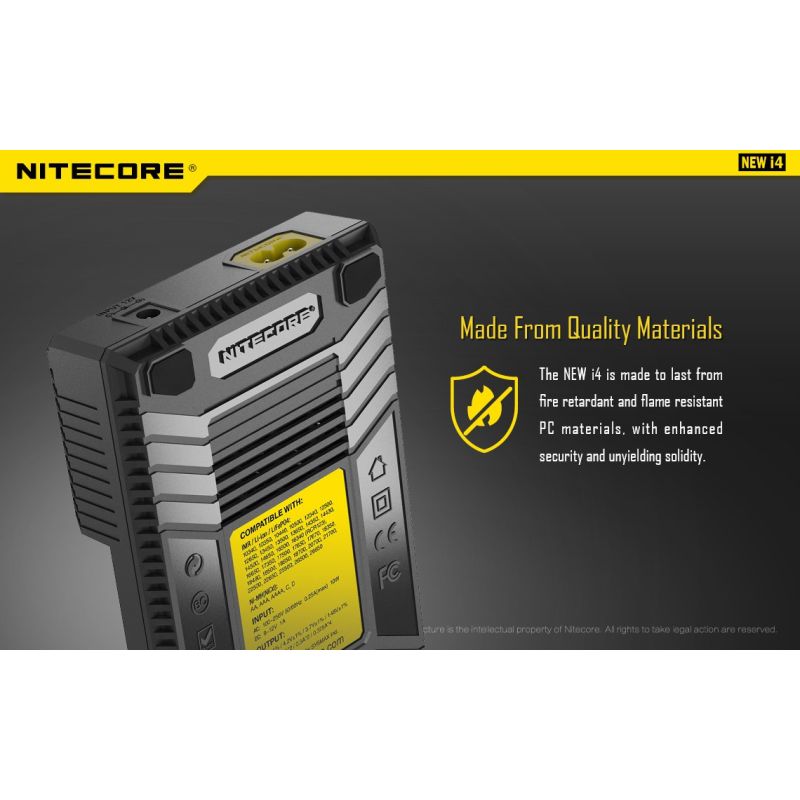 Nitecore neues I4-Li-Ion-Ladegerät
