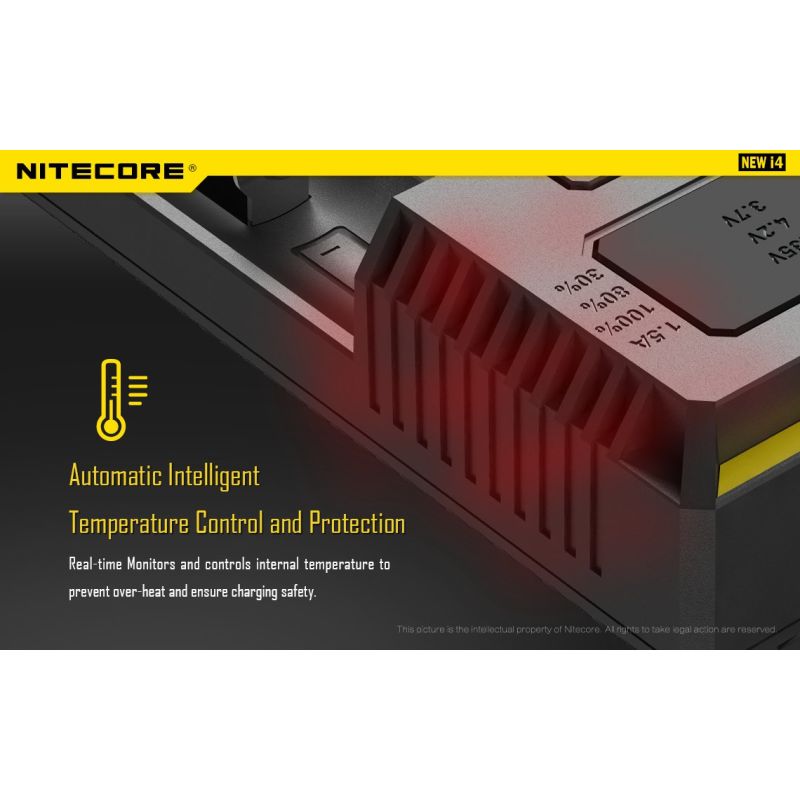 Nitecore neues I4-Li-Ion-Ladegerät