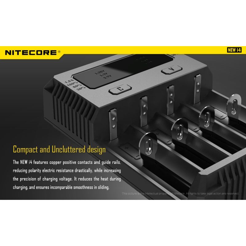 Nitecore neues I4-Li-Ion-Ladegerät