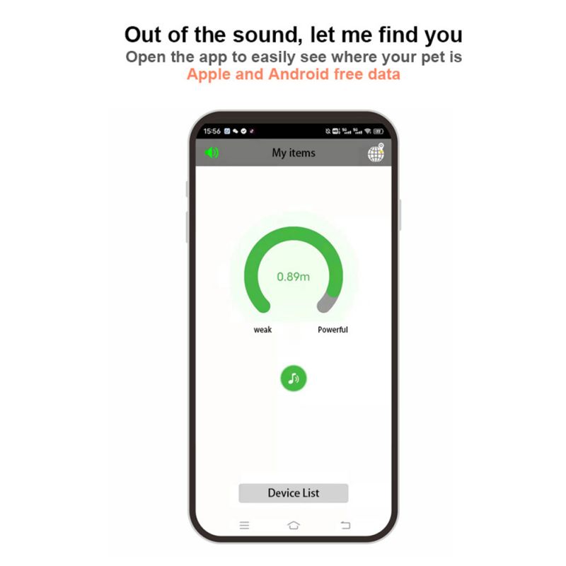 GPS Smart Waterproof Pet Locator Universelles wasserdichtes GPS-Ortungshalsband für Katzen und Hunde, die den Tracker orten