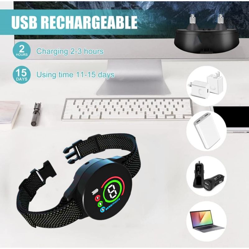 Farbbildschirm-Stopper-Trainer, Anti-Hundegebell, Heimtierbedarf