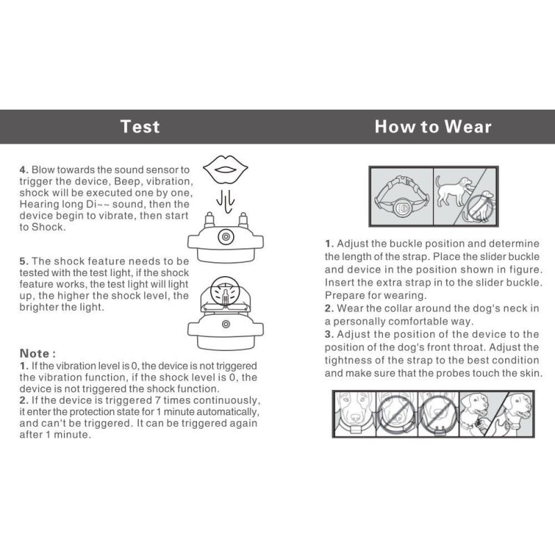 Farbbildschirm-Stopper-Trainer, Anti-Hundegebell, Heimtierbedarf