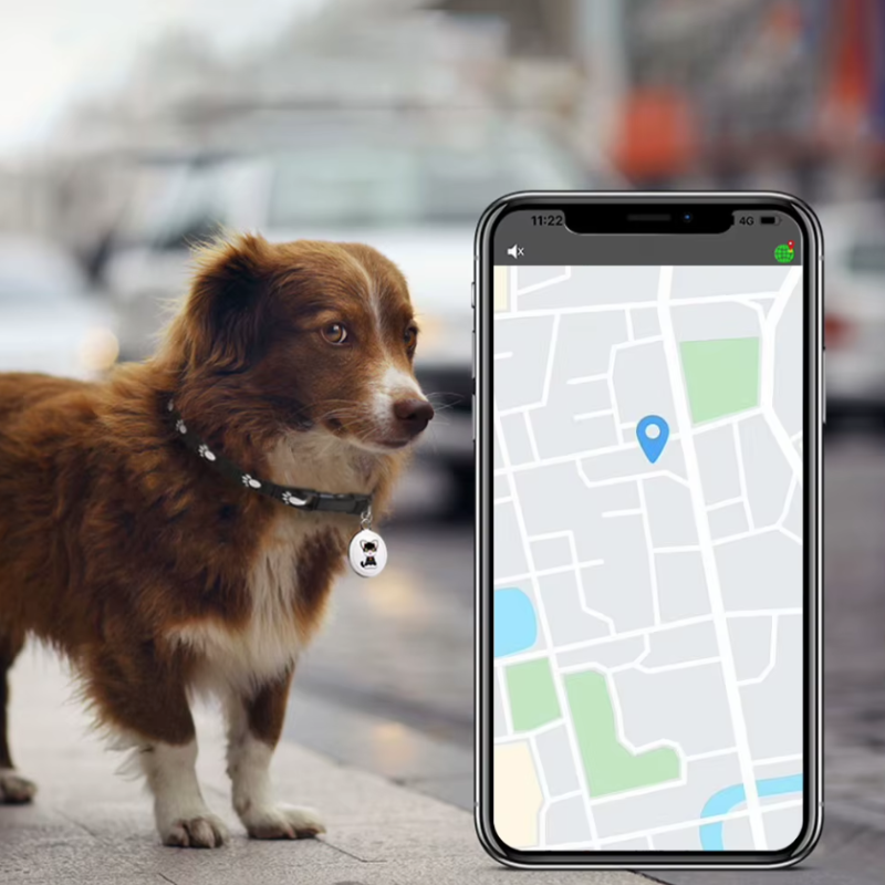 Hundetracker-Airtag Hundehalsband-Android Airtag-GPS-Tracker für Hunde-Haustier-Tracker