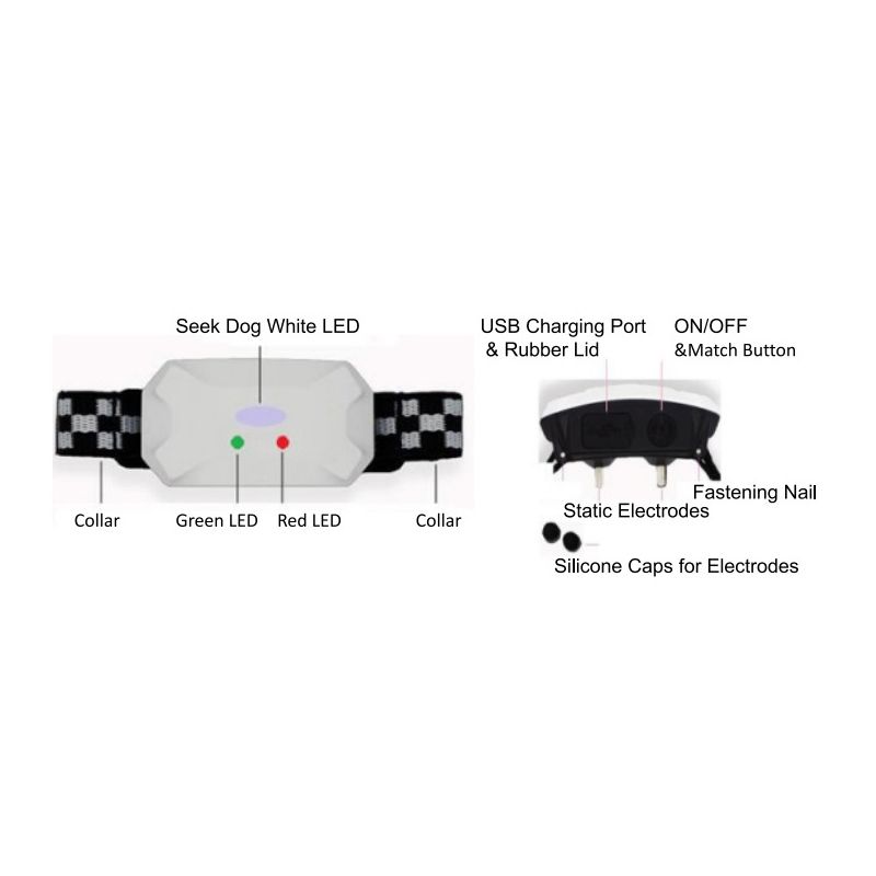 2021 Neue Hundetrainingskragen mit remote wiederaufladbarer wasserdichter Schockkragen für Hunde 3 Trainingsmodi, Piepton Vibration und Schock