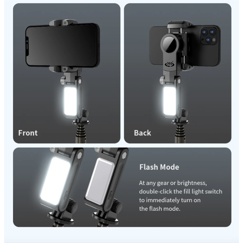 Q18 Selfie Stick 360 Rotation Nach Aufnahmemodus Gimbal Stabilisator